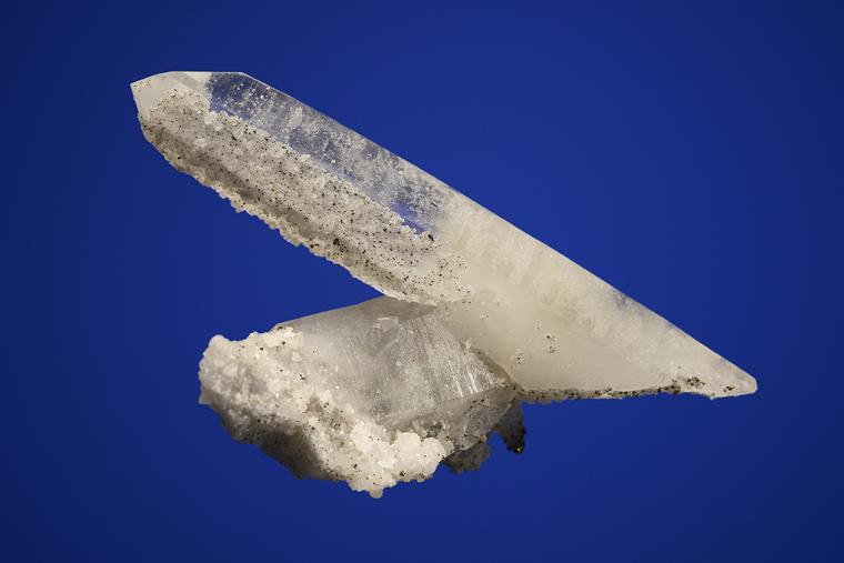QUARTZ with CHALCOPYRITE, CALCITE and DOLOMITE