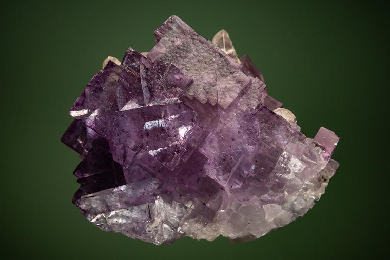 FLUORITE with CALCITE