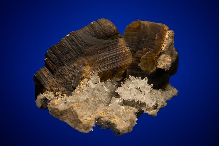 SIDERITE on QUARTZ
