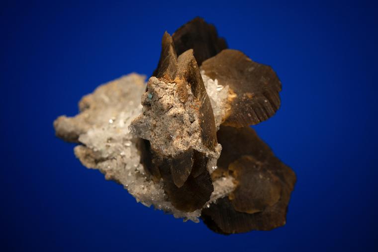 SIDERITE on QUARTZ