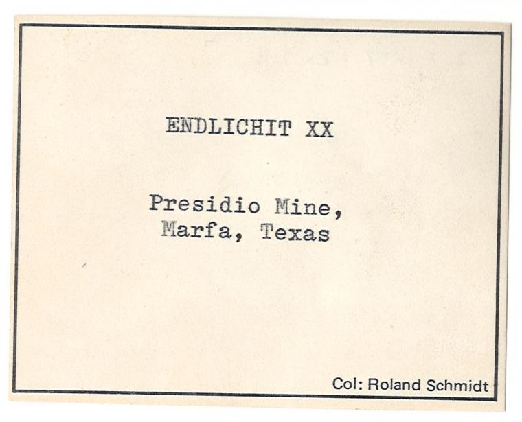 VANADINITE var. Endlichite