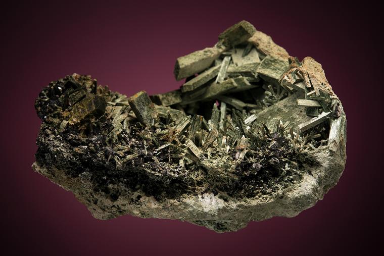 ACTINOLITE after DIOPSIDE 