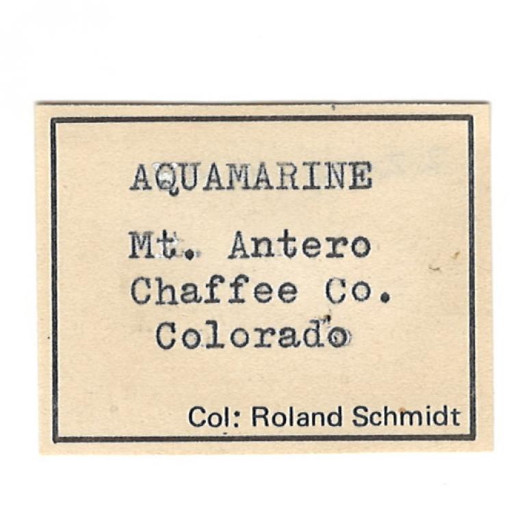 BERYL var. Aquamarine