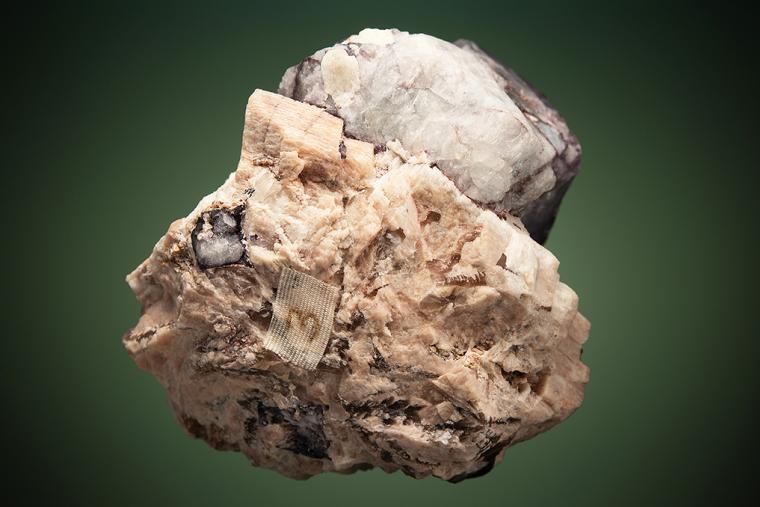 FLUORITE on MICROCLINE