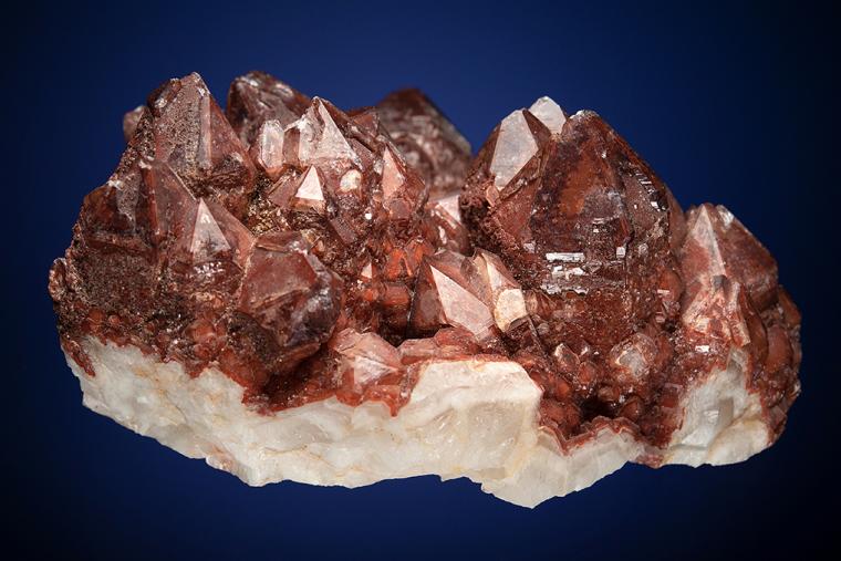 QUARTZ with HEMATITE inclusions