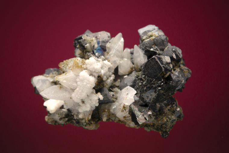 GALENA with CALCITE