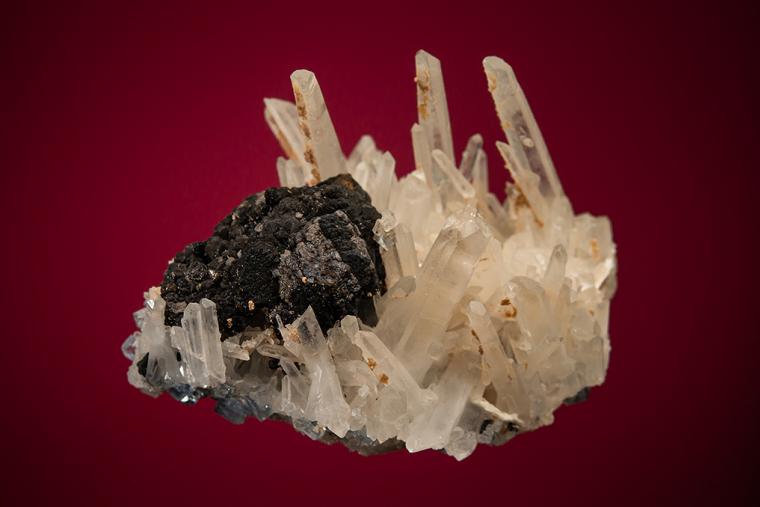 SPHALERITE on QUARTZ