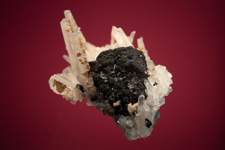 SPHALERITE on QUARTZ
