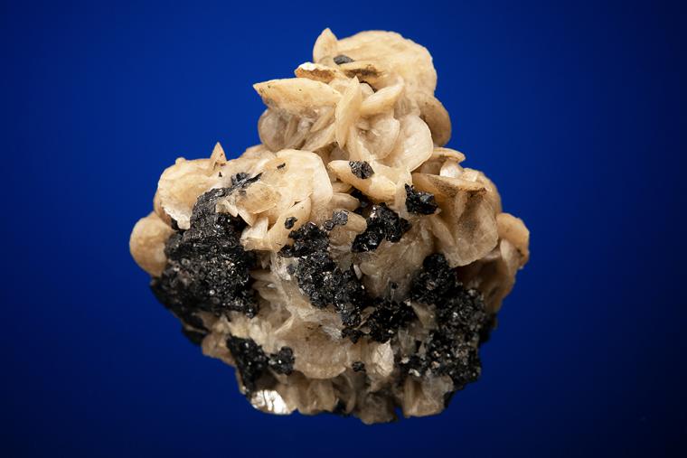 SIDERITE on SPHALERITE