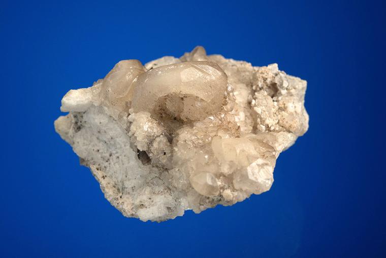 CALCITE on MICROCLINE