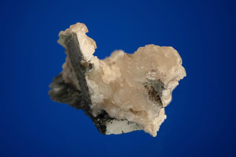 CALCITE on MUSCOVITE
