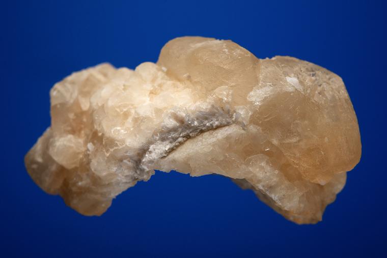 CALCITE with LAUMONTITE