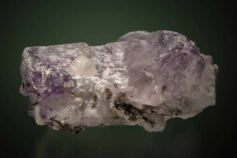 PHENAKITE on FLUORITE