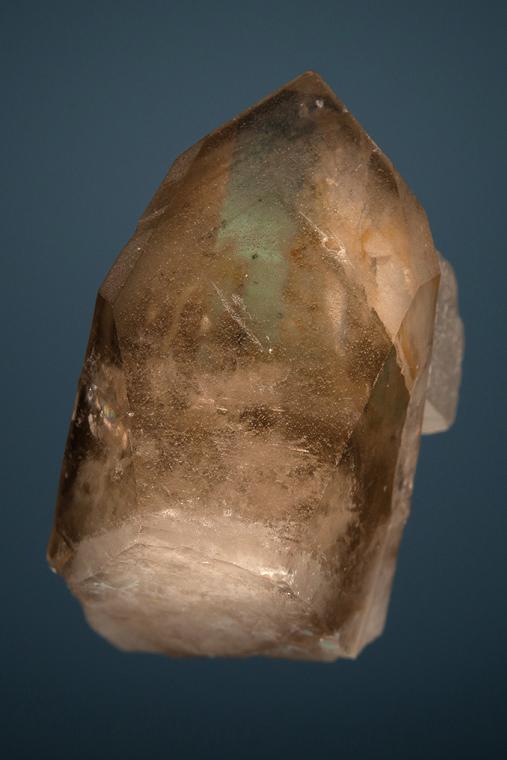 PHENAKITE on QUARTZ var. Smoky