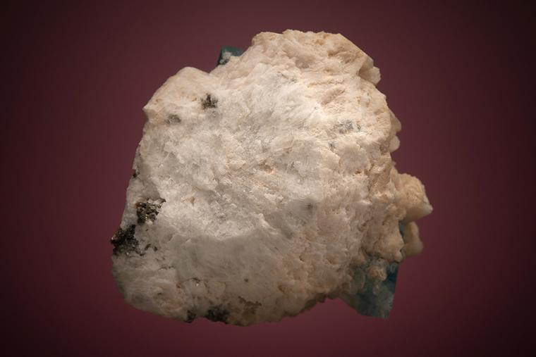 BERYL var. Aquamarine on MICROCLINE