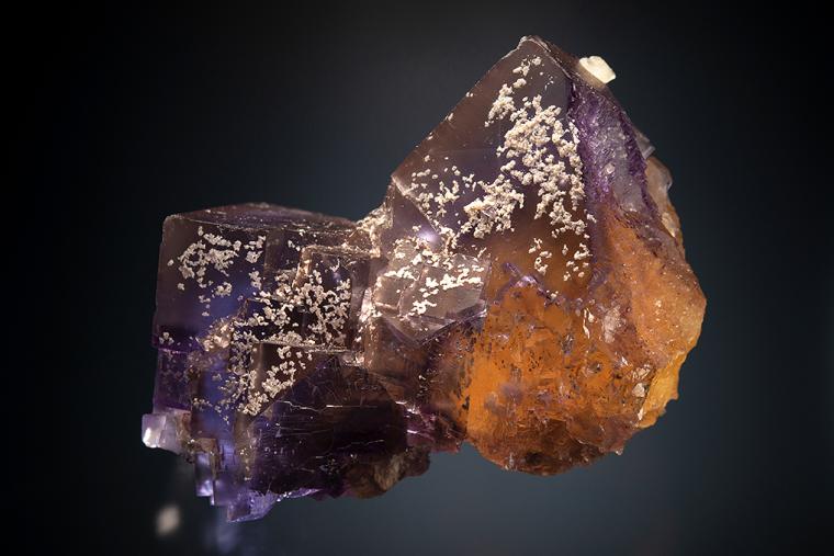 FLUORITE with CALCITE
