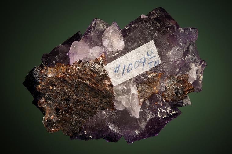 FLUORITE on SPHALERITE
