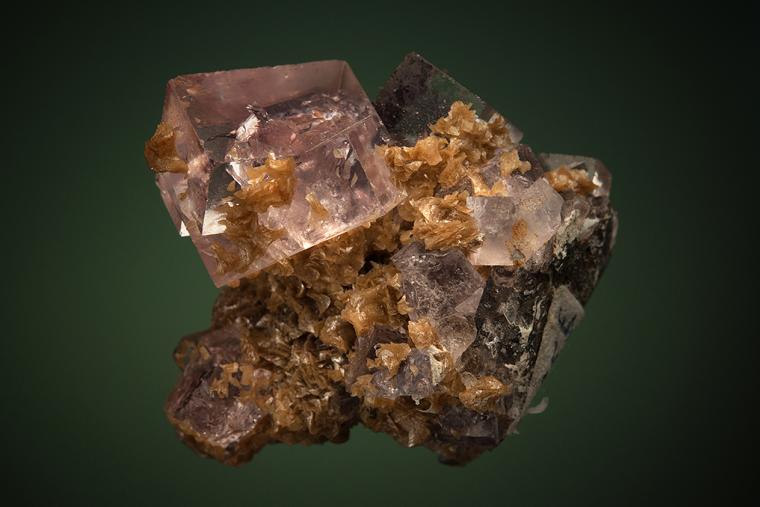FLUORITE with SIDERITE
