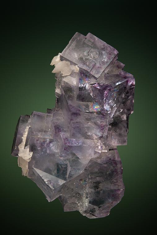 FLUORITE with CALCITE