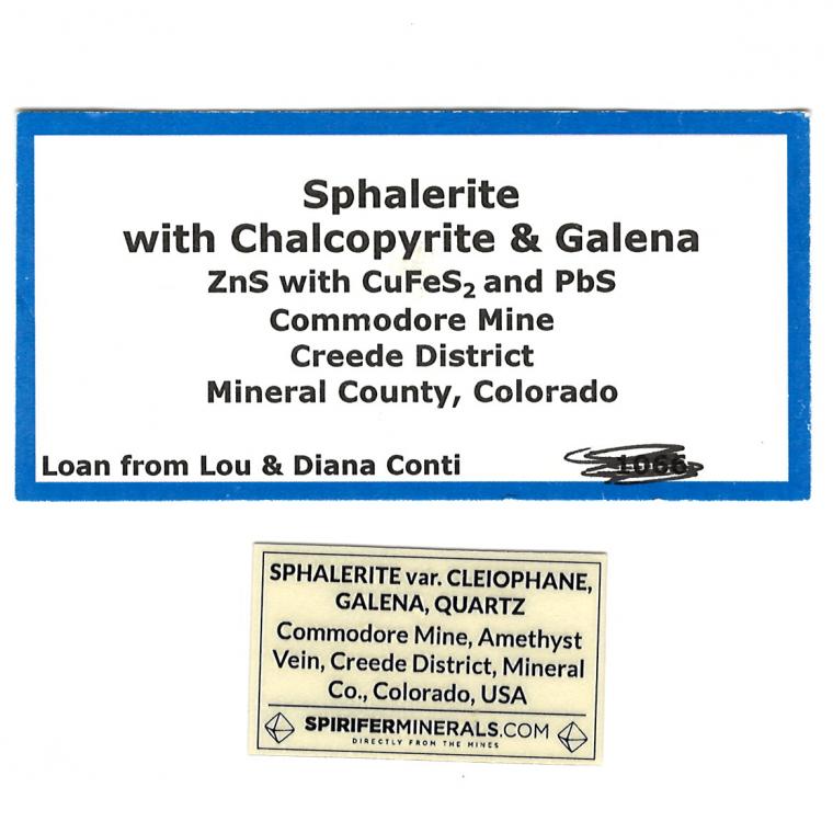 SPHALERITE with GALENA