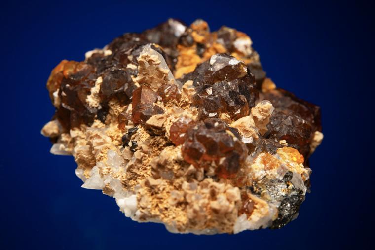 SPHALERITE with QUARTZ