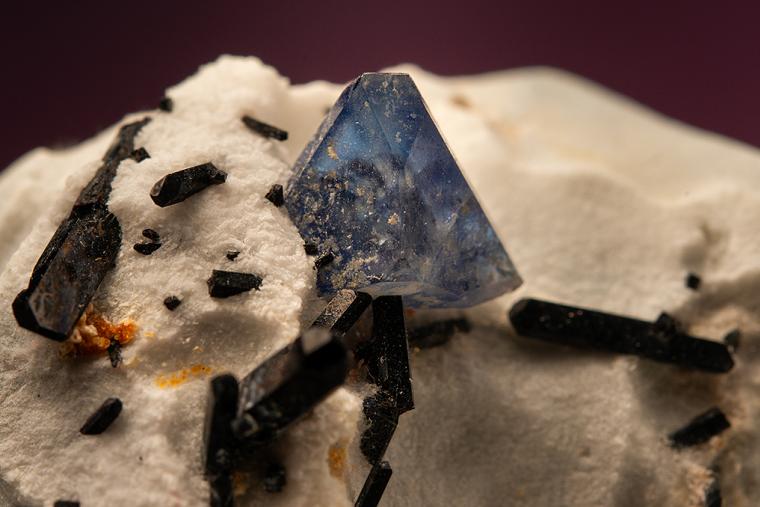 BENITOITE with NEPTUNITE
