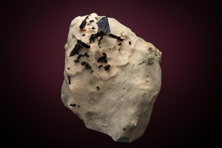 BENITOITE with NEPTUNITE
