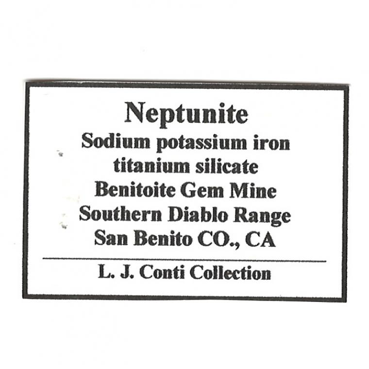 NEPTUNITE with BENITOITE