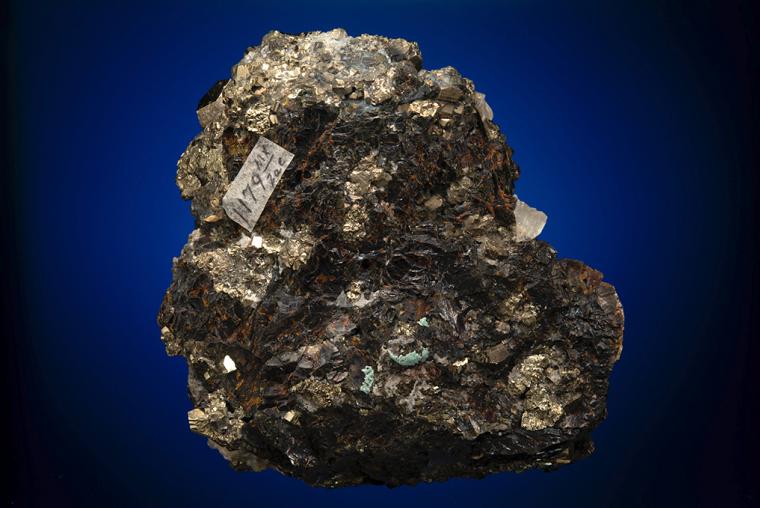 PYRITE with SPHALERITE and CALCITE